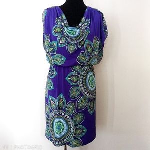 NWOT Enfocus Studio mandala&sun print dress